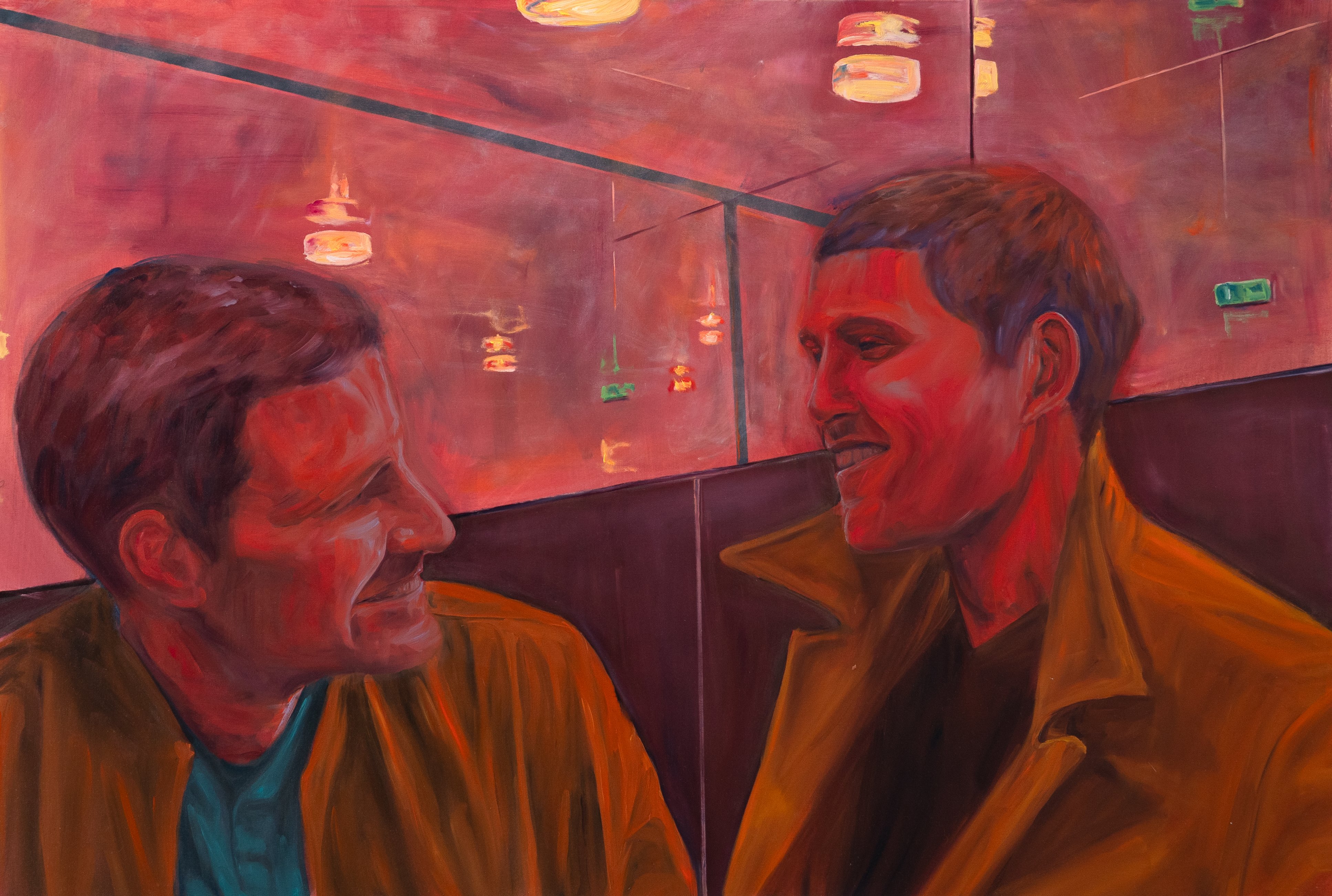 Amis dans un bar